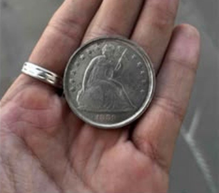 1850 Seated Liberty Silver Dollar